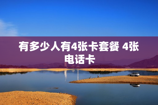 有多少人有4张卡套餐 4张电话卡