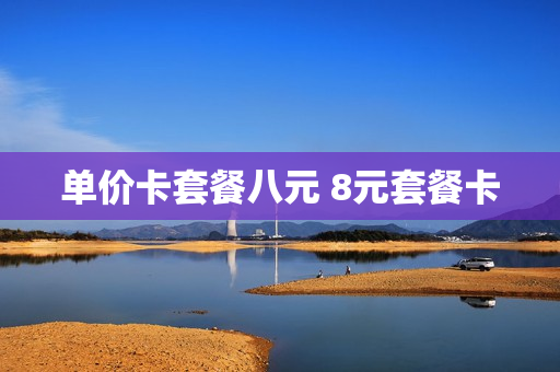 单价卡套餐八元 8元套餐卡