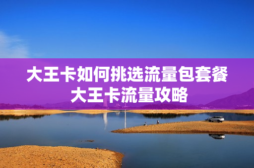 大王卡如何挑选流量包套餐 大王卡流量攻略