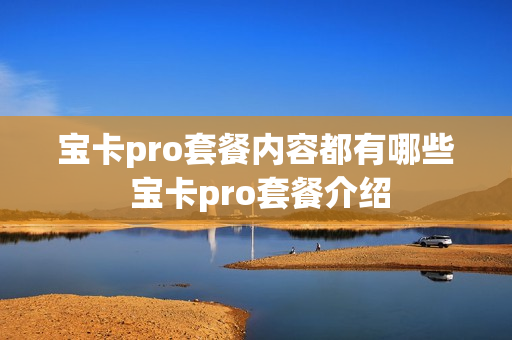 宝卡pro套餐内容都有哪些 宝卡pro套餐介绍
