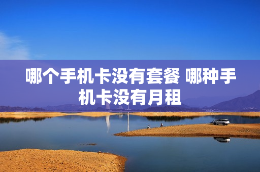 哪个手机卡没有套餐 哪种手机卡没有月租
