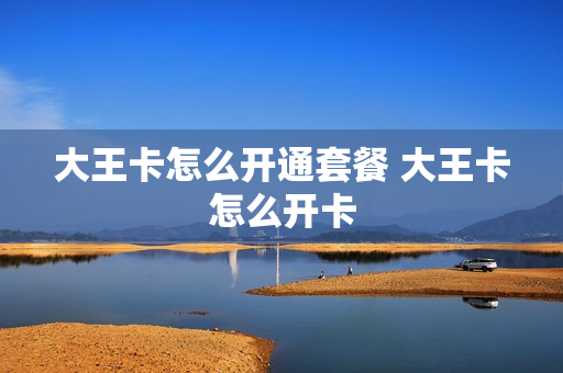 大王卡怎么开通套餐 大王卡怎么开卡