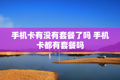 手机卡有没有套餐了吗 手机卡都有套餐吗