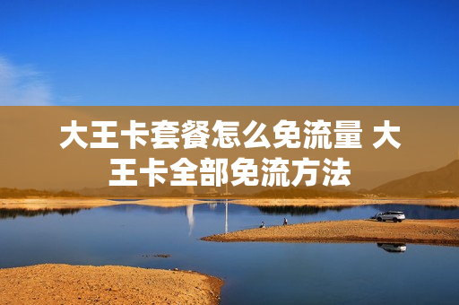 大王卡套餐怎么免流量 大王卡全部免流方法
