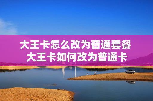 大王卡怎么改为普通套餐 大王卡如何改为普通卡