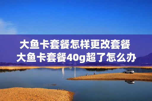 大鱼卡套餐怎样更改套餐 大鱼卡套餐40g超了怎么办