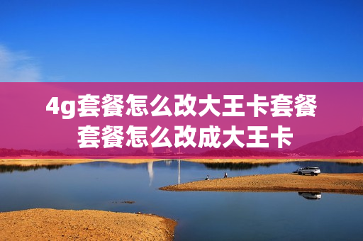 4g套餐怎么改大王卡套餐 套餐怎么改成大王卡