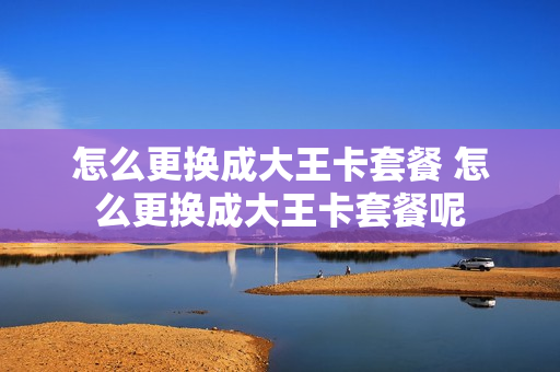 怎么更换成大王卡套餐 怎么更换成大王卡套餐呢