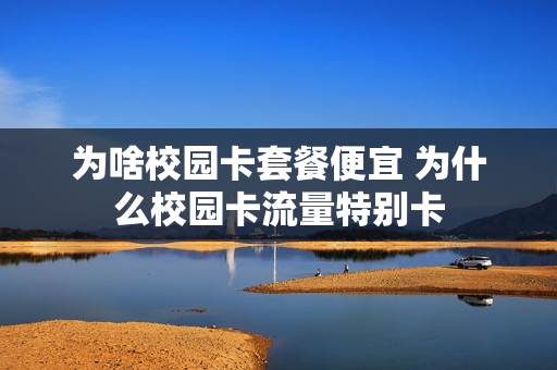 为啥校园卡套餐便宜 为什么校园卡流量特别卡