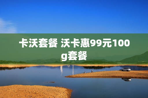 卡沃套餐 沃卡惠99元100g套餐