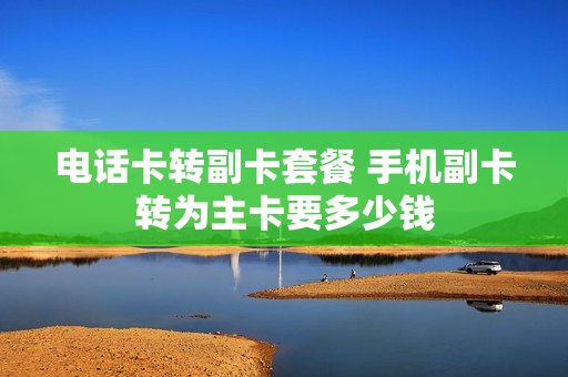 电话卡转副卡套餐 手机副卡转为主卡要多少钱