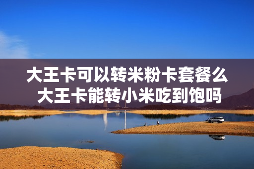 大王卡可以转米粉卡套餐么 大王卡能转小米吃到饱吗
