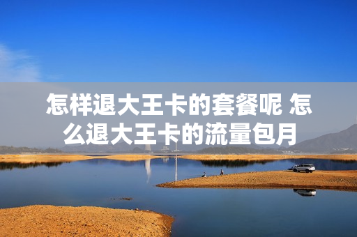 怎样退大王卡的套餐呢 怎么退大王卡的流量包月