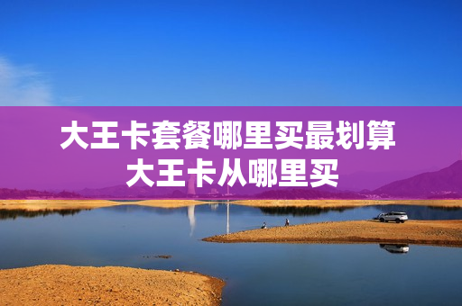 大王卡套餐哪里买最划算 大王卡从哪里买