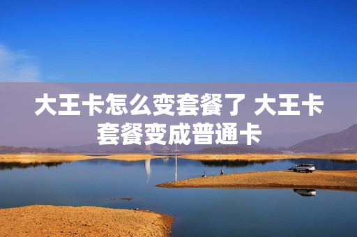大王卡怎么变套餐了 大王卡套餐变成普通卡
