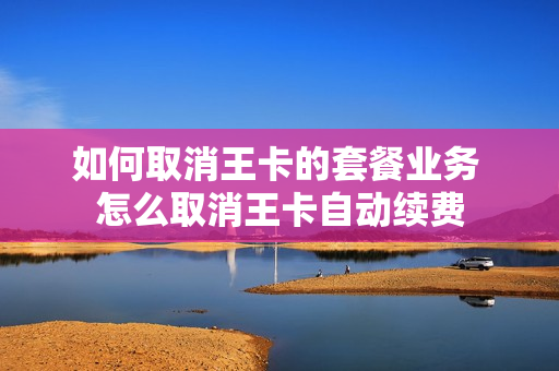 如何取消王卡的套餐业务 怎么取消王卡自动续费