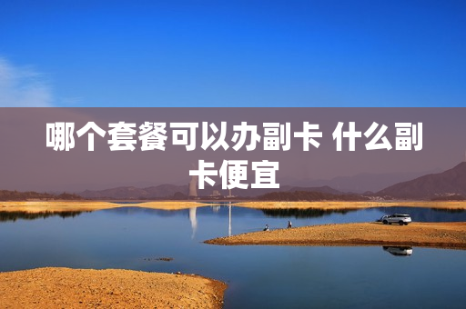 哪个套餐可以办副卡 什么副卡便宜