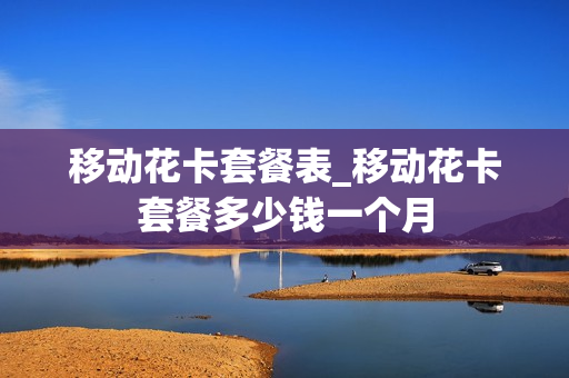移动花卡套餐表_移动花卡套餐多少钱一个月