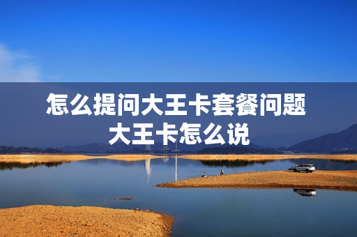 怎么提问大王卡套餐问题 大王卡怎么说
