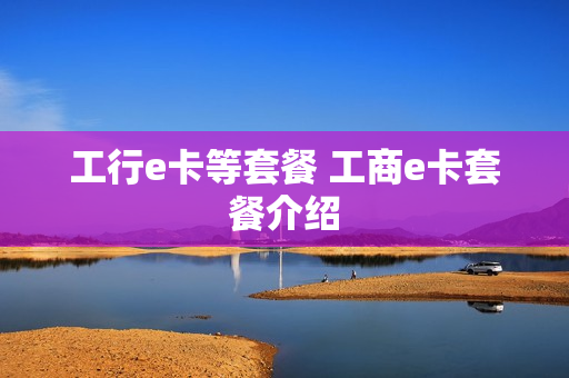 工行e卡等套餐 工商e卡套餐介绍