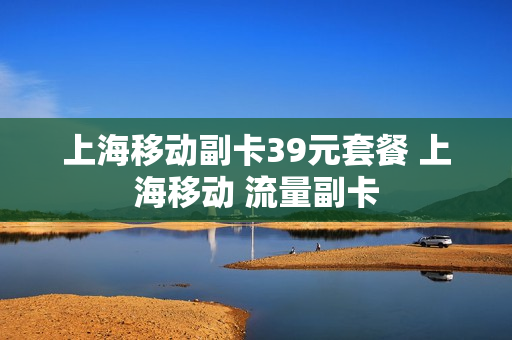 上海移动副卡39元套餐 上海移动 流量副卡