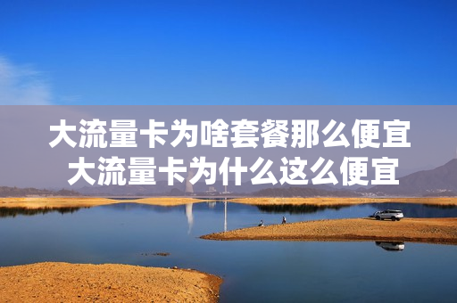 大流量卡为啥套餐那么便宜 大流量卡为什么这么便宜