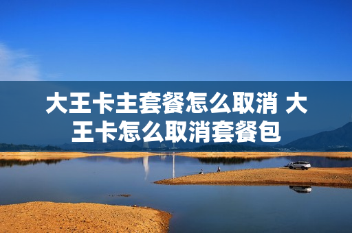 大王卡主套餐怎么取消 大王卡怎么取消套餐包