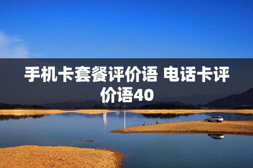 手机卡套餐评价语 电话卡评价语40