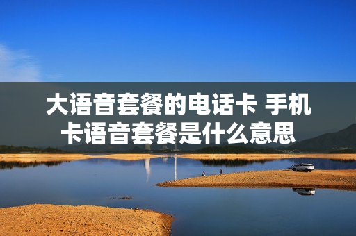 大语音套餐的电话卡 手机卡语音套餐是什么意思