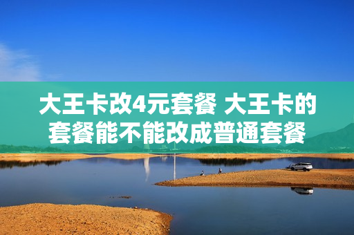 大王卡改4元套餐 大王卡的套餐能不能改成普通套餐