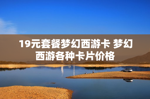 19元套餐梦幻西游卡 梦幻西游各种卡片价格