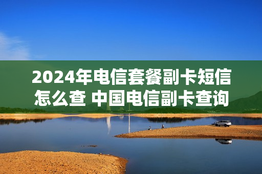 2024年电信套餐副卡短信怎么查 中国电信副卡查询