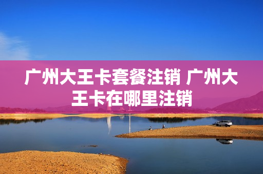 广州大王卡套餐注销 广州大王卡在哪里注销