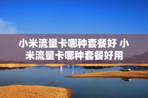 小米流量卡哪种套餐好 小米流量卡哪种套餐好用