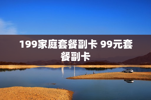 199家庭套餐副卡 99元套餐副卡