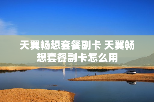 天翼畅想套餐副卡 天翼畅想套餐副卡怎么用
