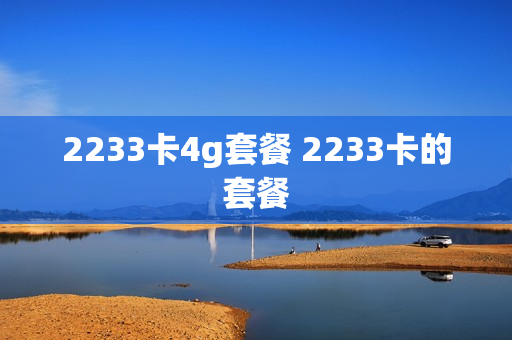 2233卡4g套餐 2233卡的套餐
