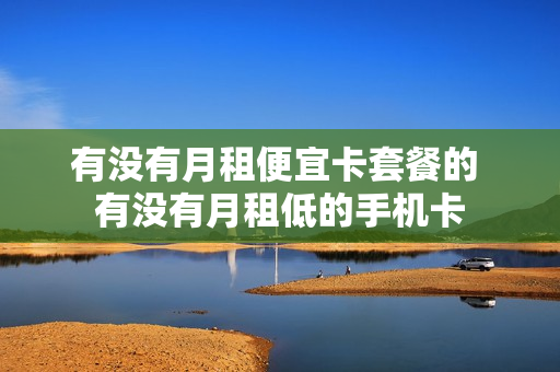 有没有月租便宜卡套餐的 有没有月租低的手机卡