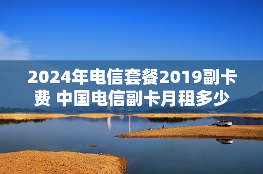 2024年电信套餐2019副卡费 中国电信副卡月租多少