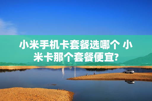 小米手机卡套餐选哪个 小米卡那个套餐便宜?