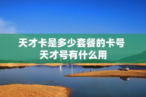 天才卡是多少套餐的卡号 天才号有什么用
