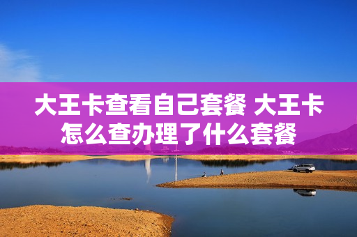 大王卡查看自己套餐 大王卡怎么查办理了什么套餐