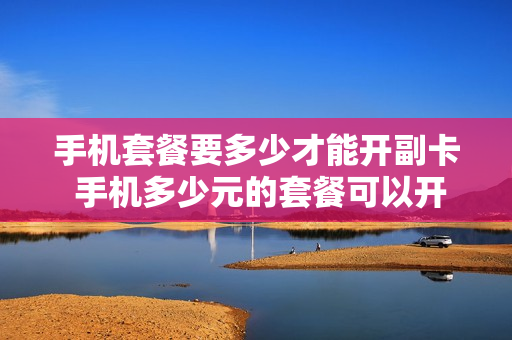 手机套餐要多少才能开副卡 手机多少元的套餐可以开副卡
