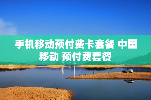 手机移动预付费卡套餐 中国移动 预付费套餐
