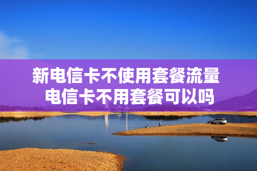 新电信卡不使用套餐流量 电信卡不用套餐可以吗