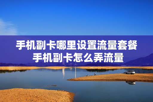 手机副卡哪里设置流量套餐 手机副卡怎么弄流量