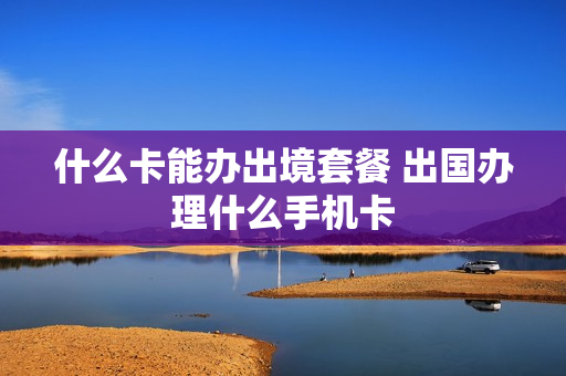 什么卡能办出境套餐 出国办理什么手机卡