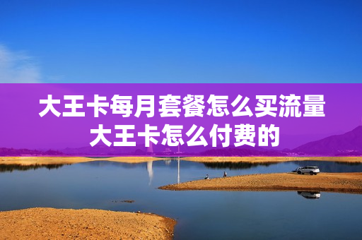 大王卡每月套餐怎么买流量 大王卡怎么付费的