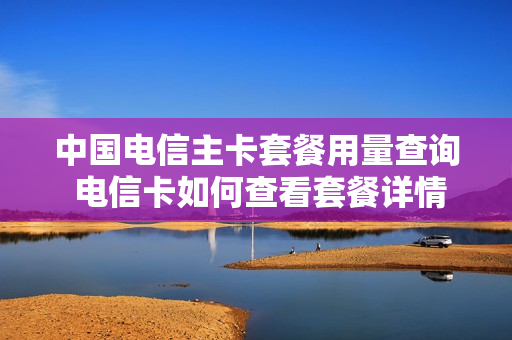 中国电信主卡套餐用量查询 电信卡如何查看套餐详情