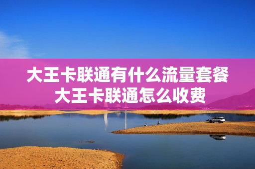 大王卡联通有什么流量套餐 大王卡联通怎么收费